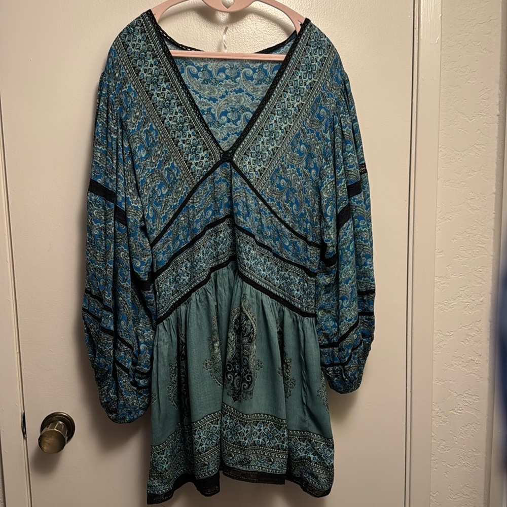 Free People Boho mini dres size S to M